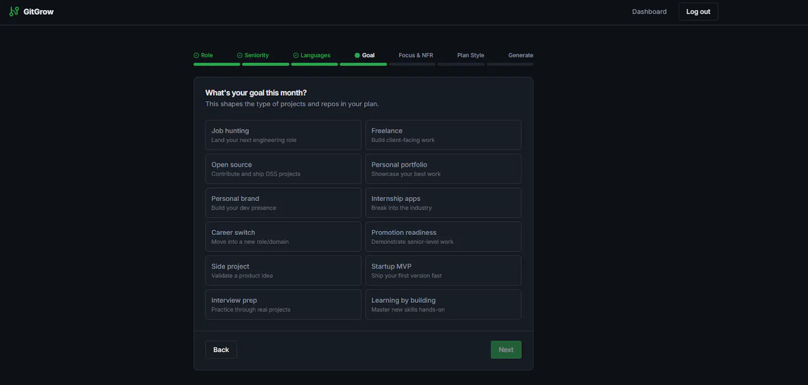 GitGrow screenshot 3