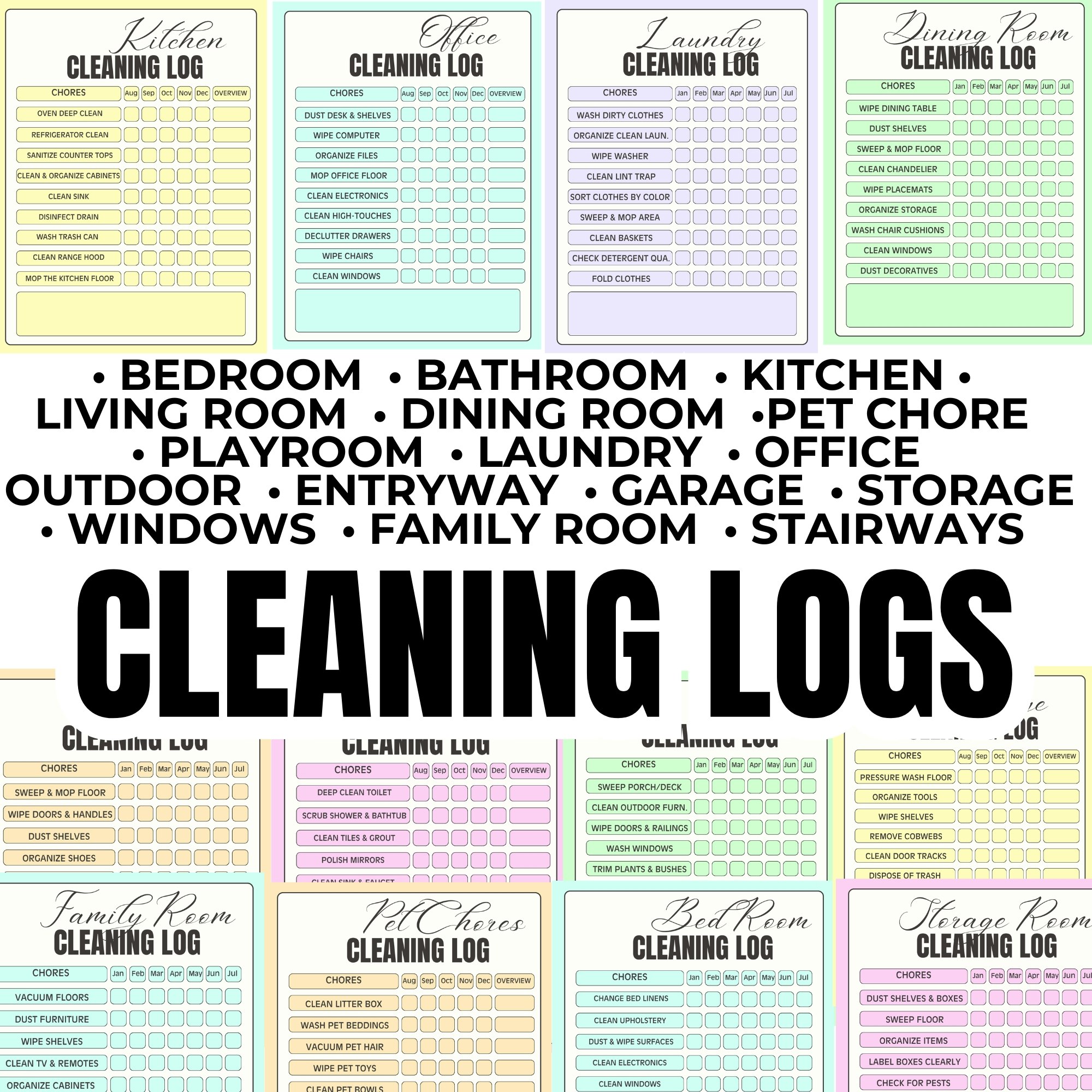 ADHD Cleaning Planner Bundle gallery image