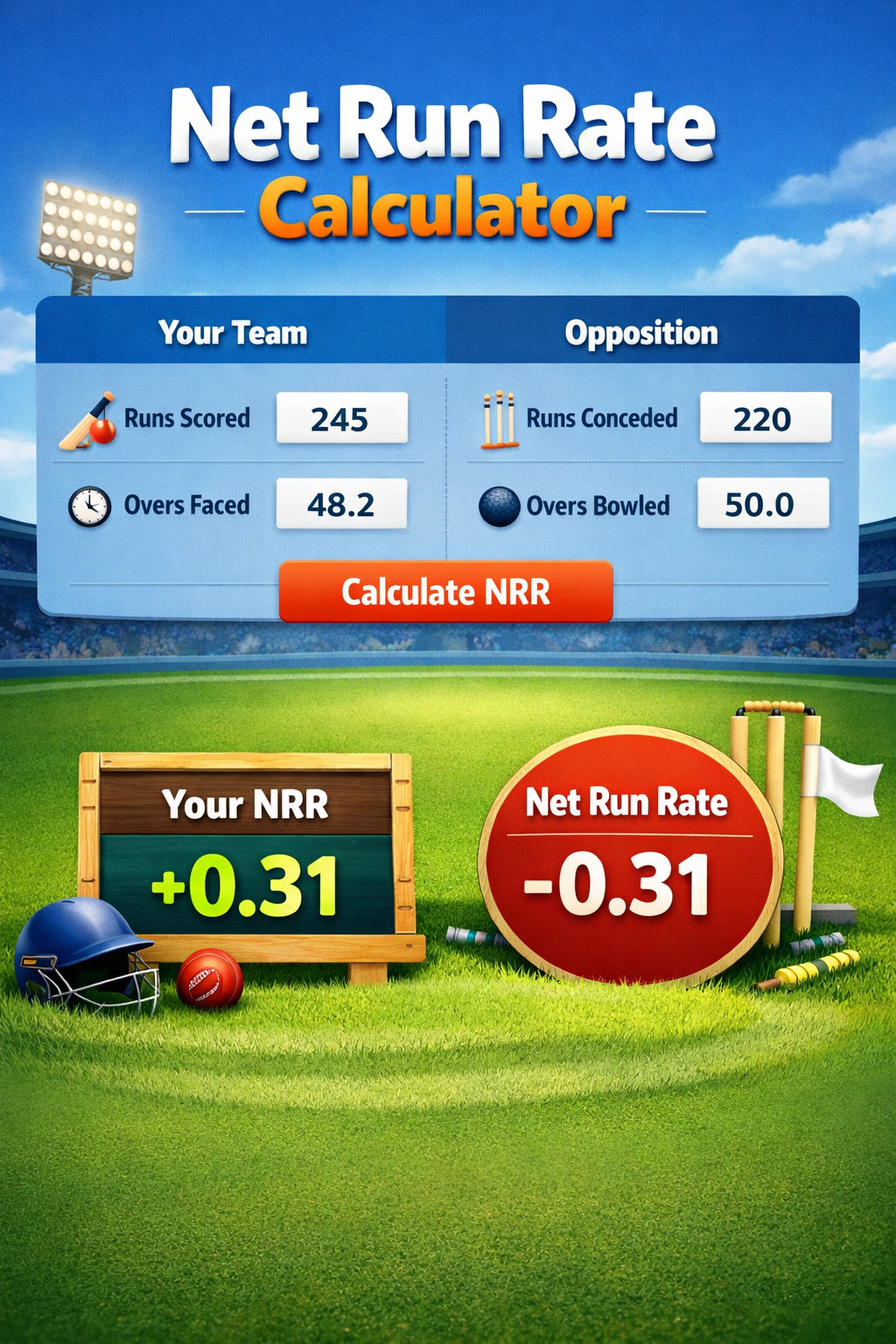 NetRunRateCalculator.com