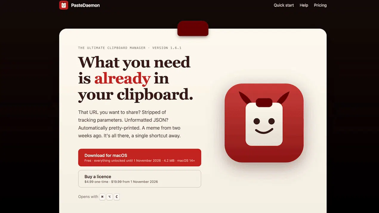 PasteDaemon product