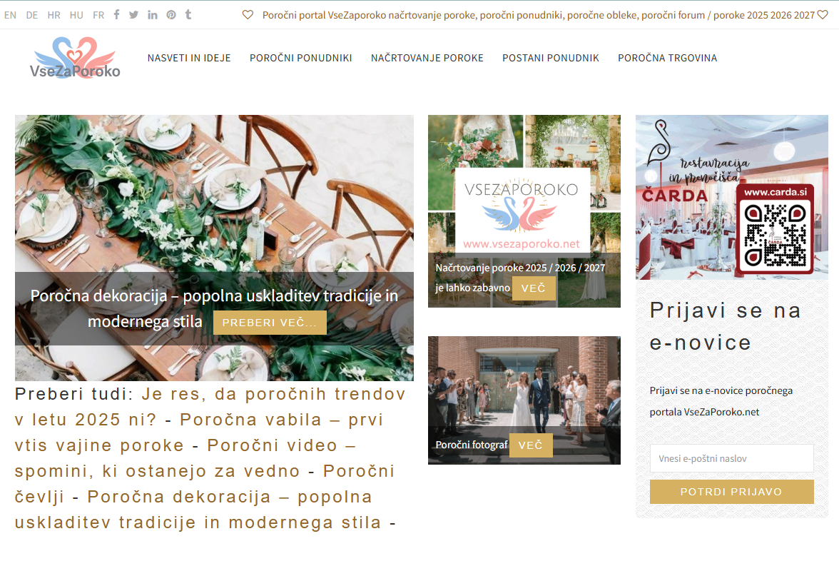 VseZaPoroko Wedding Venues Italy Austria gallery image
