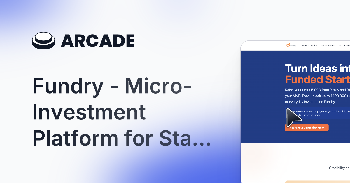 Fundry - Micro-investment platform for startups media 2