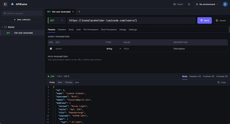 APIKumo screenshot 2