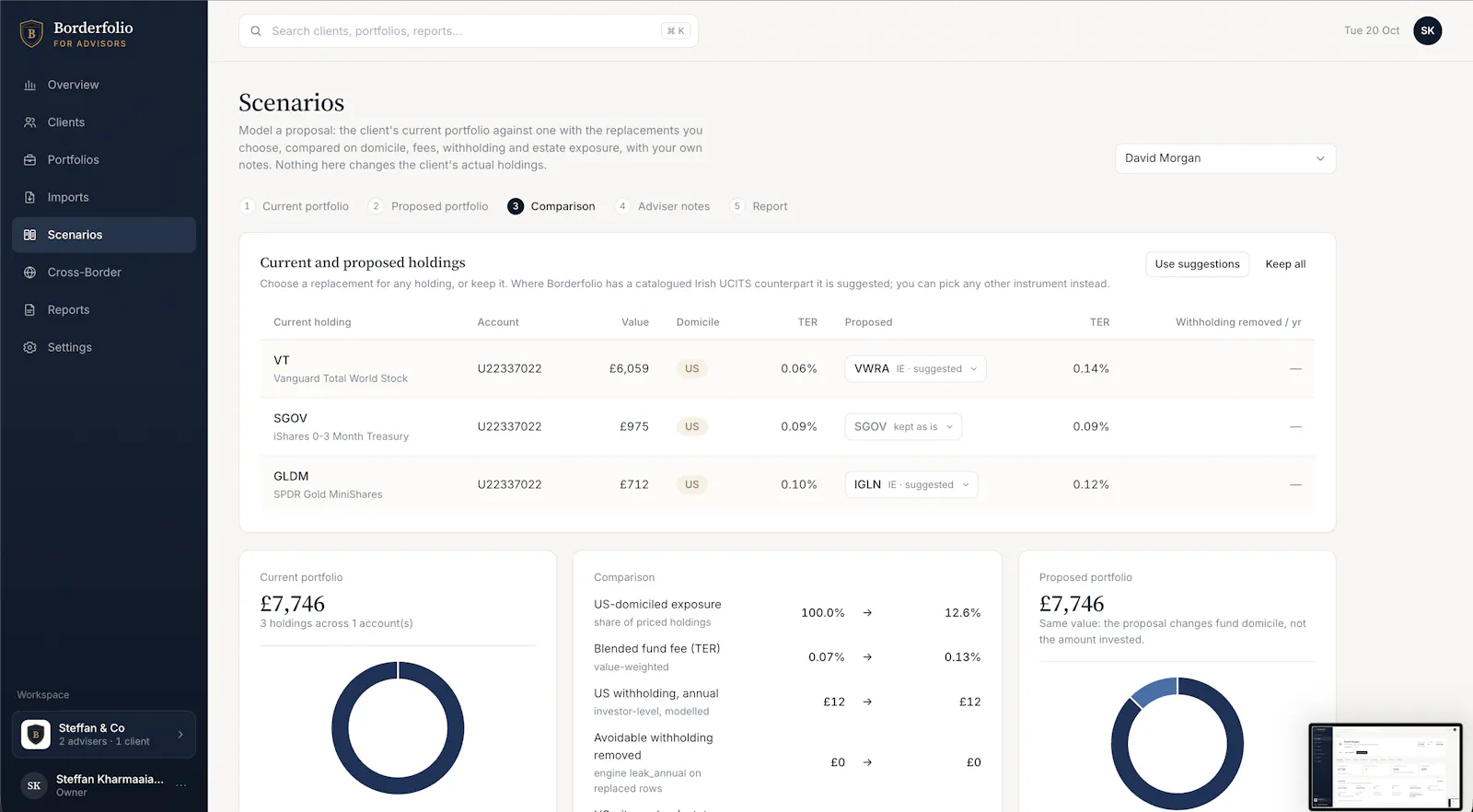Borderfolio for Advisors screenshot 3