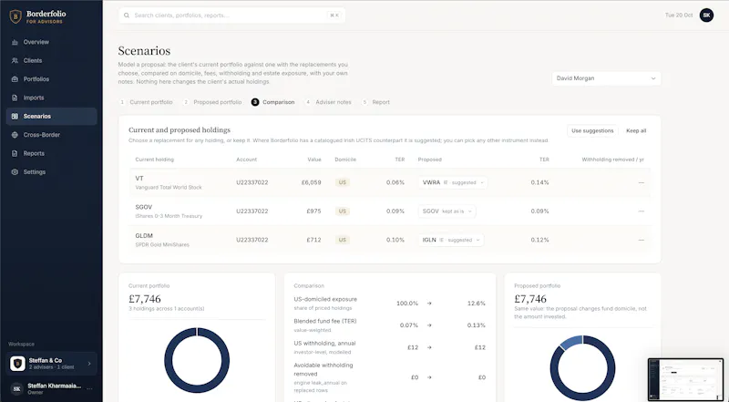 Borderfolio for Advisors screenshot 3