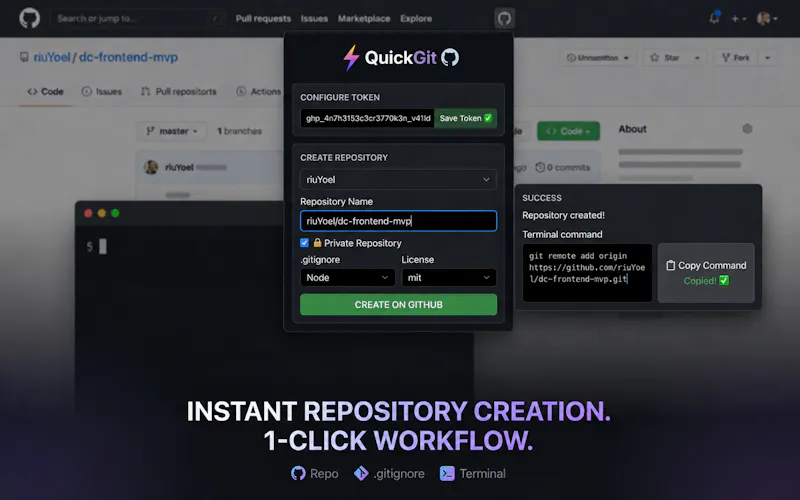 QuickGit screenshot 1