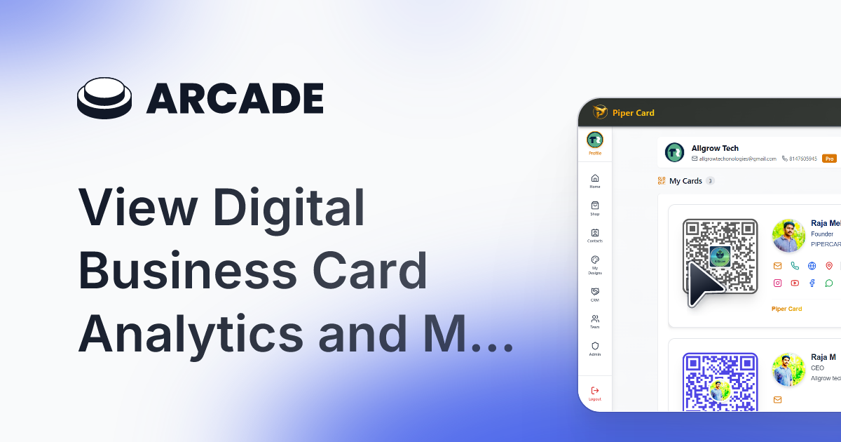 Piper Card - Main product screenshot demonstrating key features and user interface