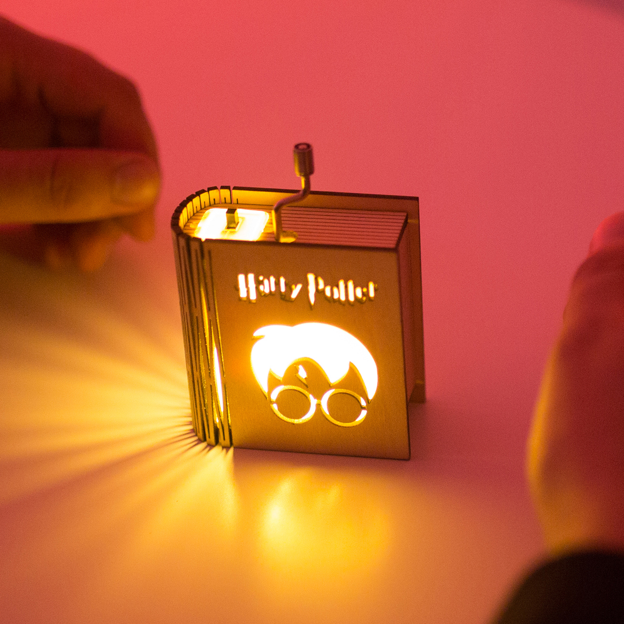 Harry Potter Music Box with LED Warm Light, Book Shape (NEW)