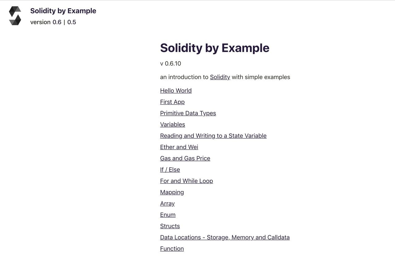 Solidity by Example