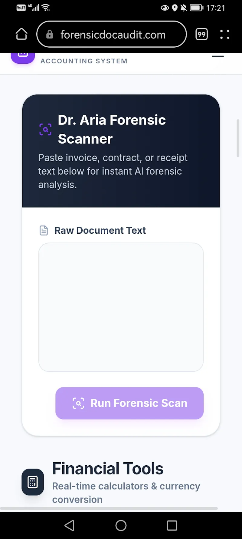 FORENSICDOCAUDIT screenshot 3
