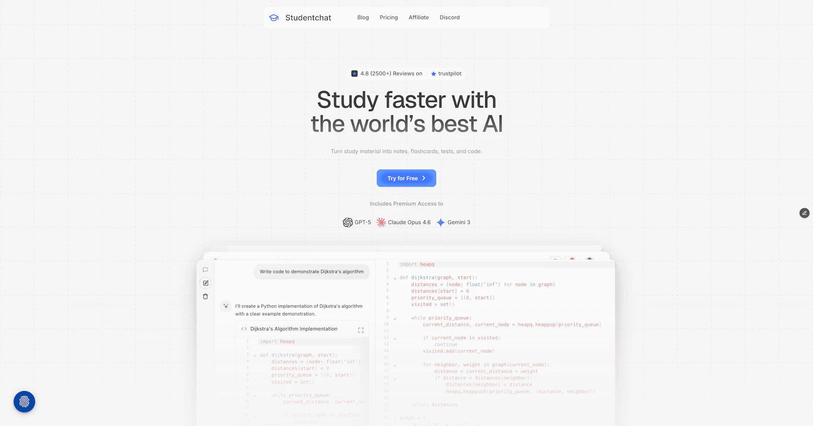 Studentchat  screenshot 1