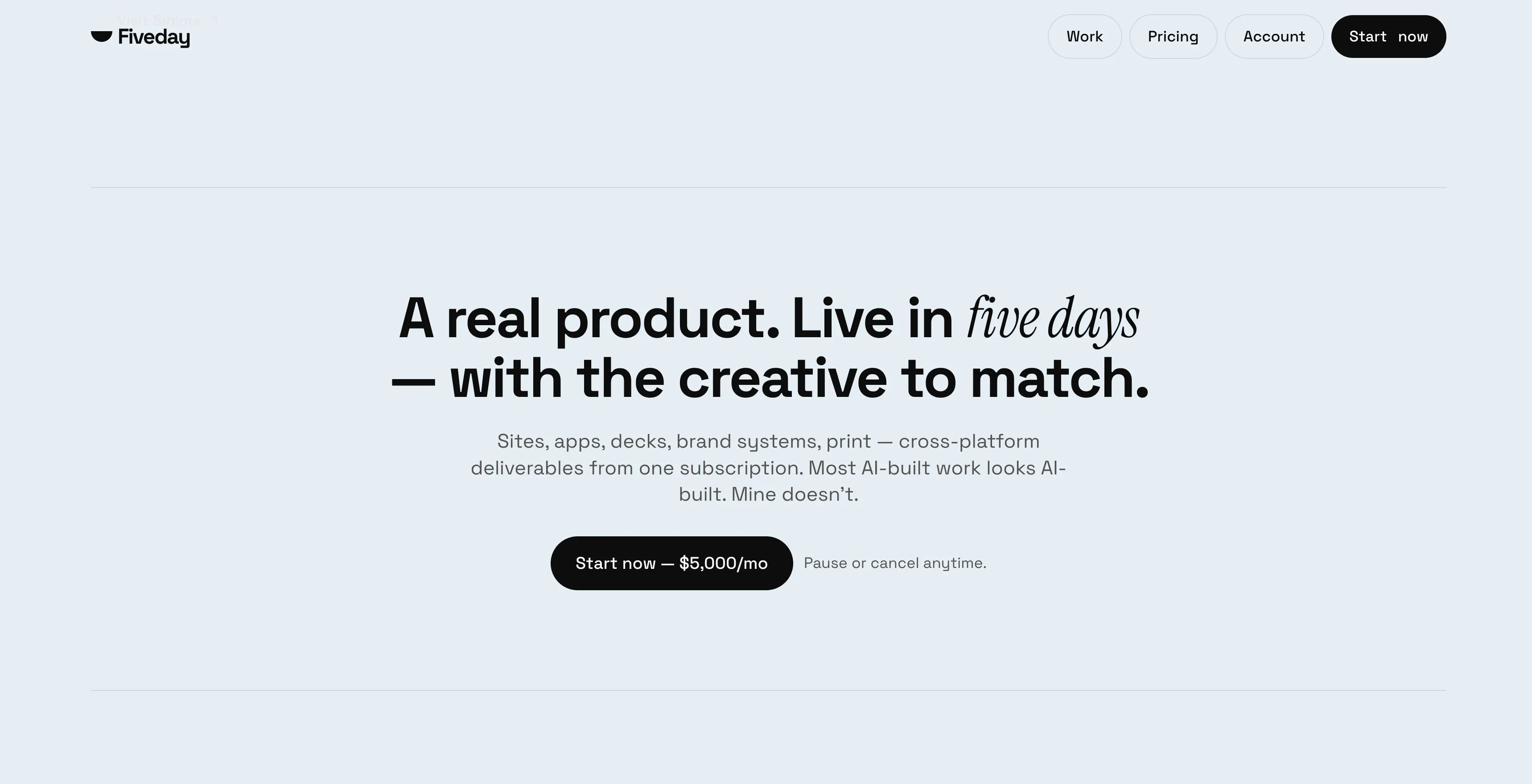 Fiveday gallery image