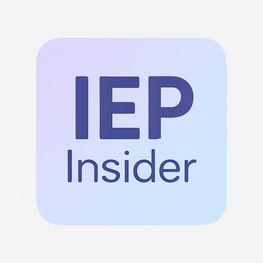 IEP Insider Digital Advocacy Tools logo