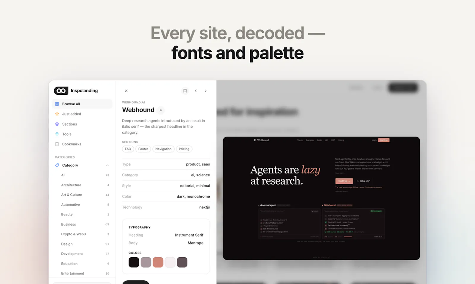 Landing page inspiration screenshot 3