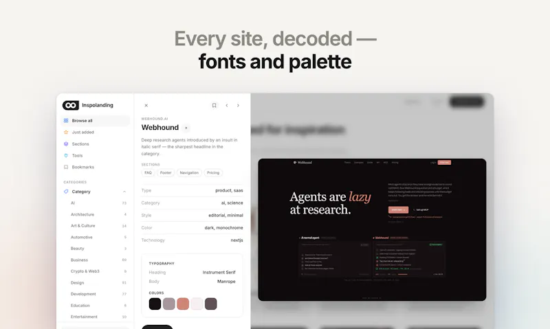 Landing page inspiration screenshot 3