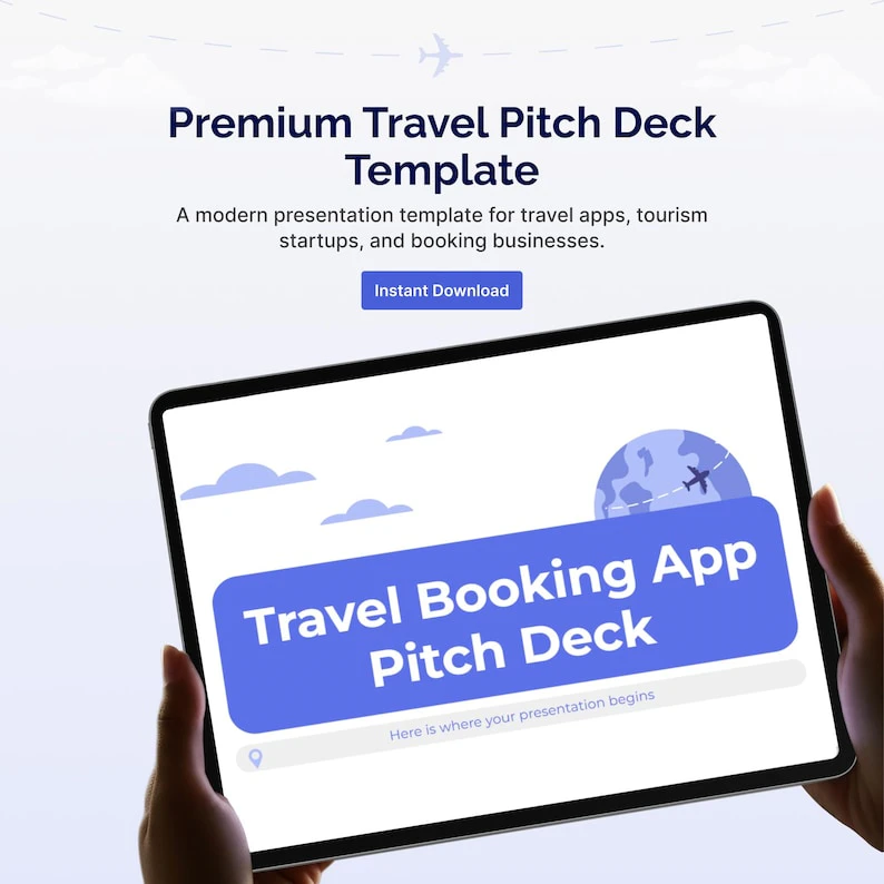 Minimalist Travel App Template