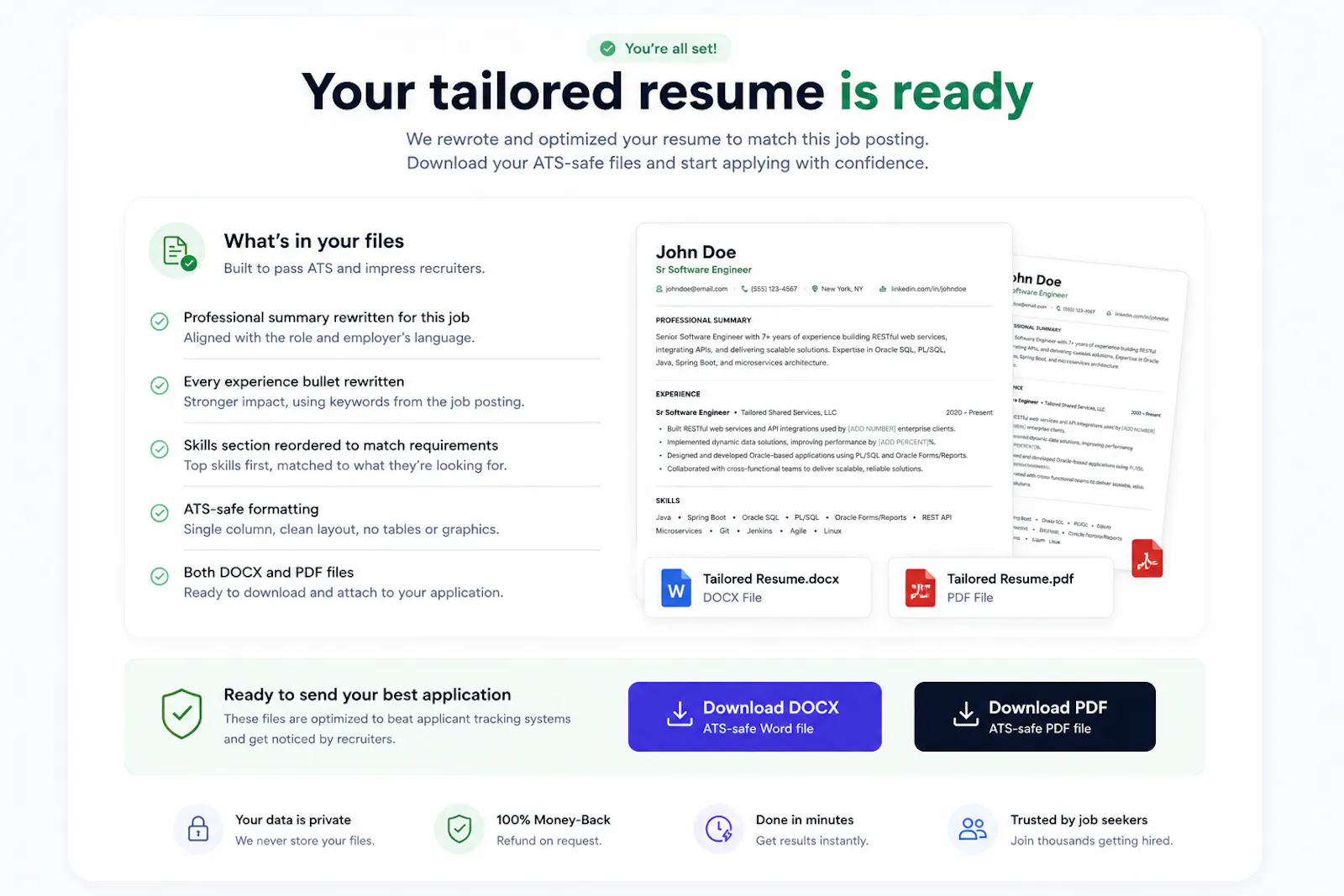 Resume Score screenshot 5