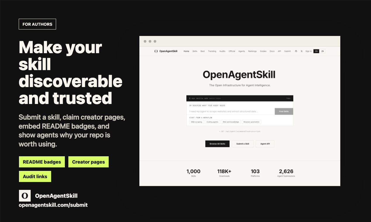 Open Agent Skill gallery image