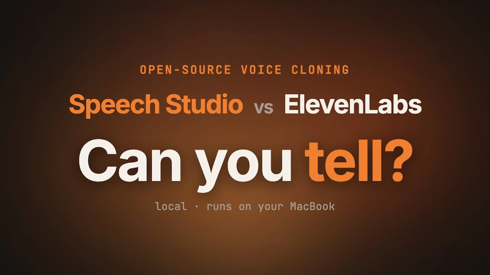 Soniqo Speech screenshot 1 (video preview)
