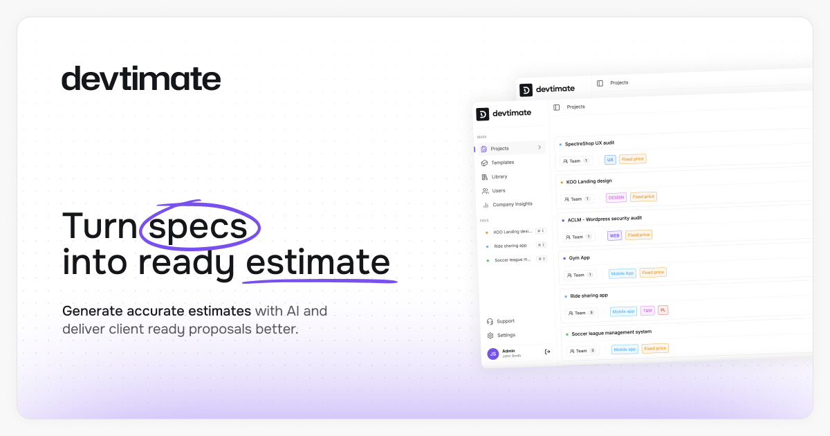 devtimate gallery image