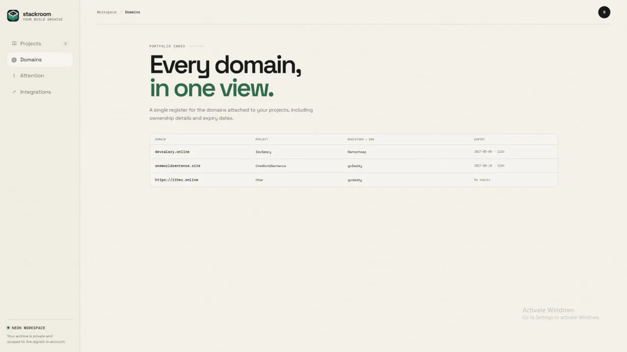 Stackroom — Your build archive gallery image