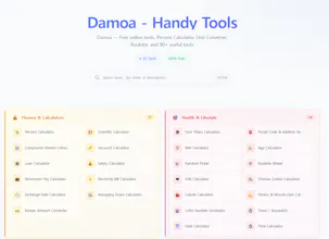 DAMOA β Free Online Toolbox gallery image