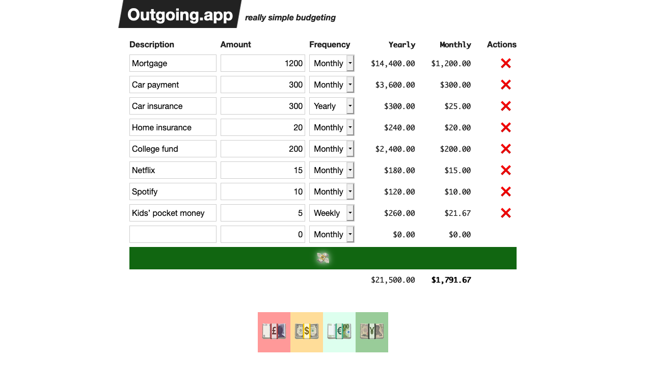 Outgoing.app gallery image
