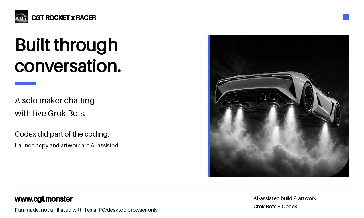 CGT Rocket x Racer gallery image