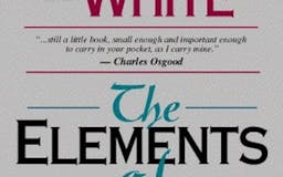 The Elements of Style media 1