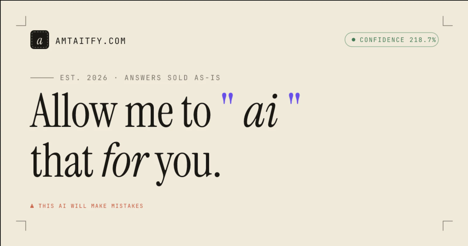 amtaitfy "Allow Me To AI That For You" screenshot 2