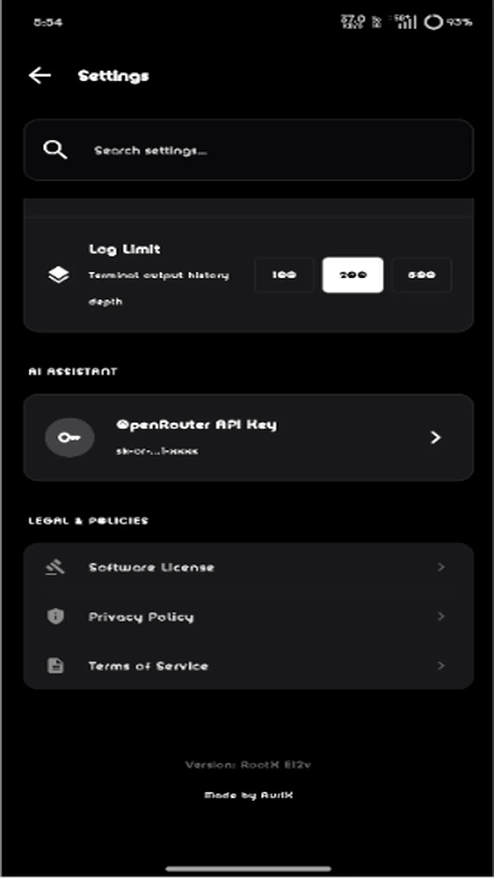 Rootx screenshot 2