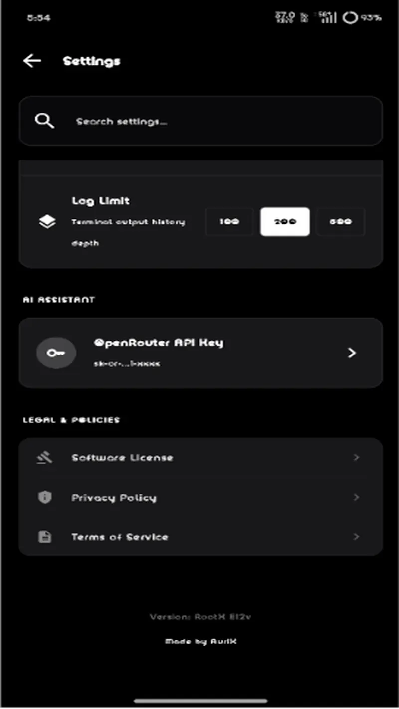 Rootx screenshot 2