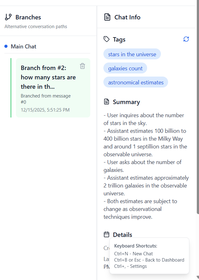 Chat Memory Manager gallery image