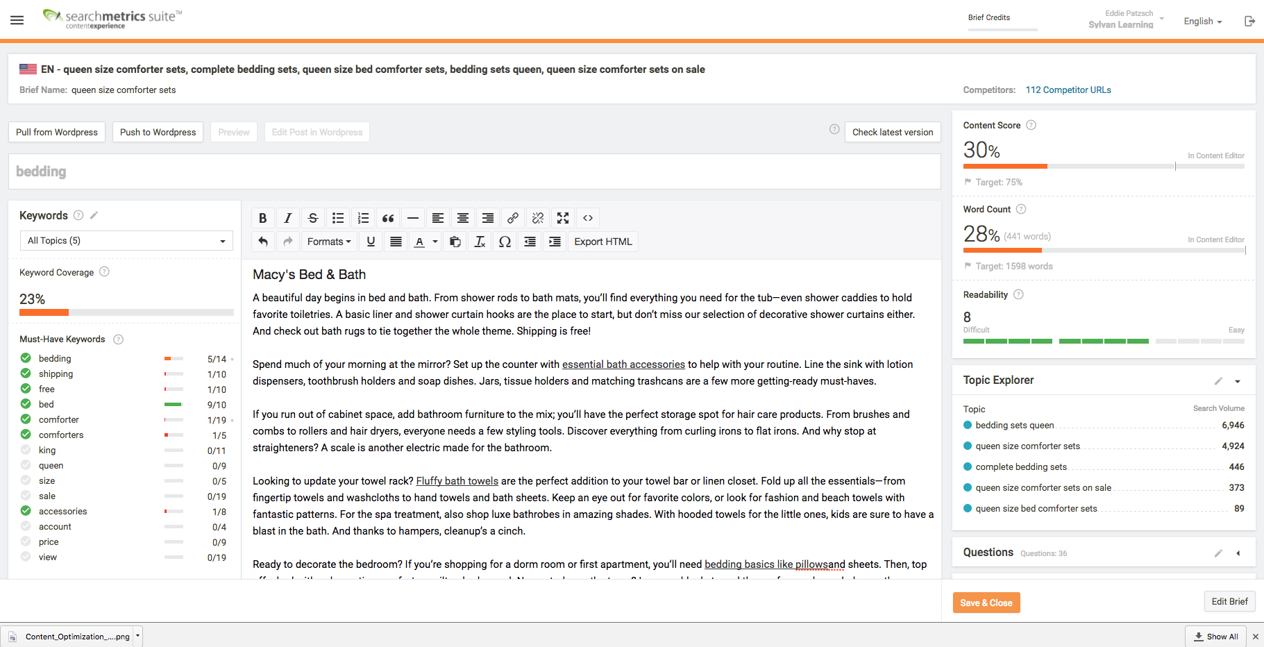 Searchmetrics gallery image
