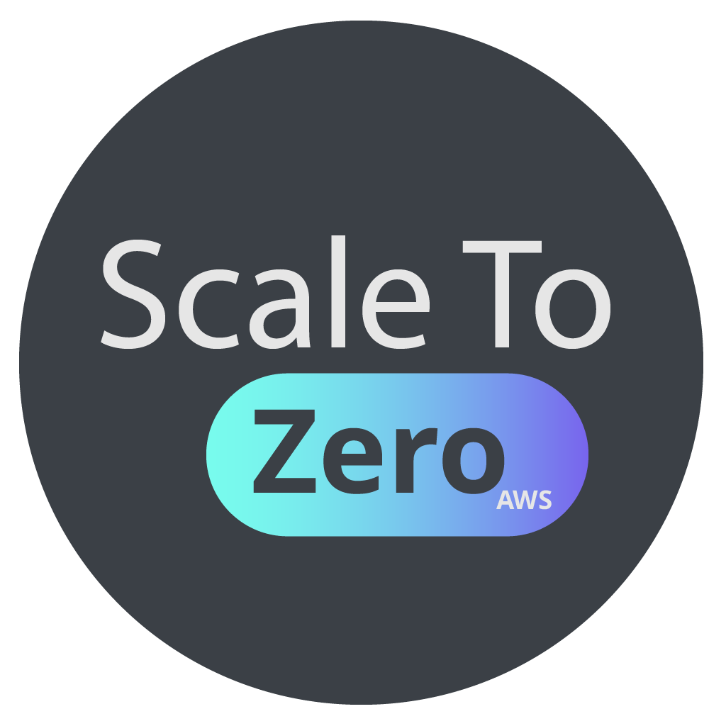 Scale to Zero AWS logo