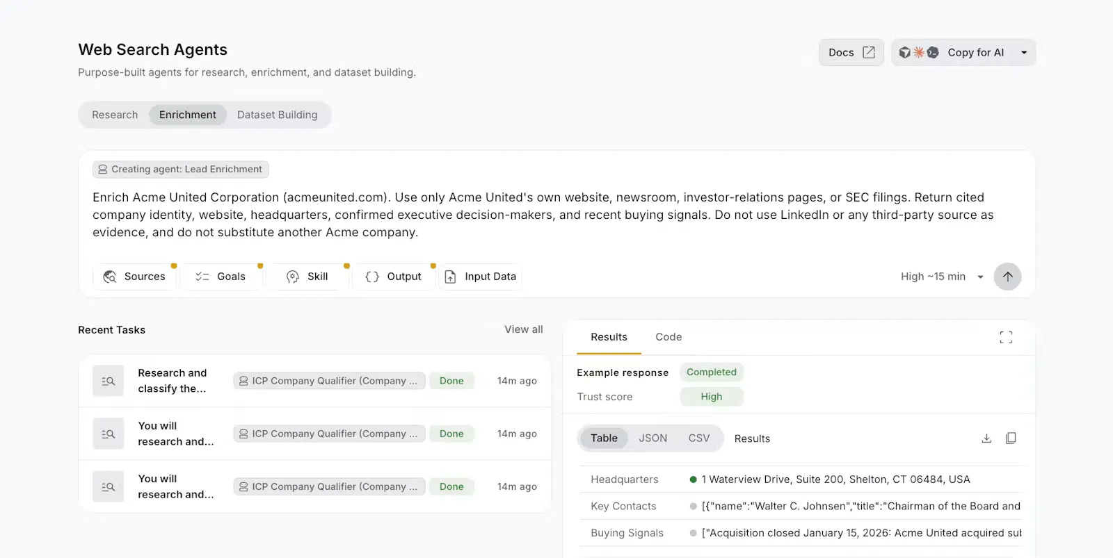Web Search Agents by Nimble screenshot 4