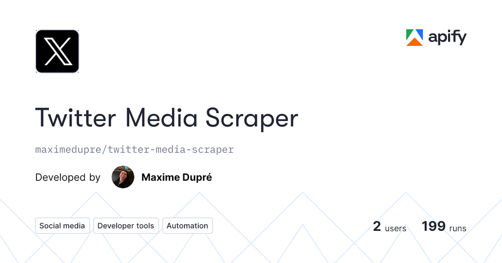 Twitter Media Scraper screenshot 1