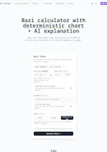 XuanSeal Bazi Calculator gallery image