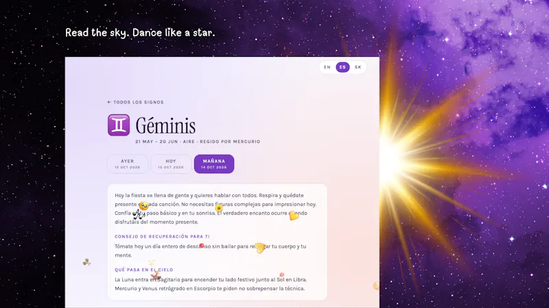 Bachata horoscope for dancers screenshot 2