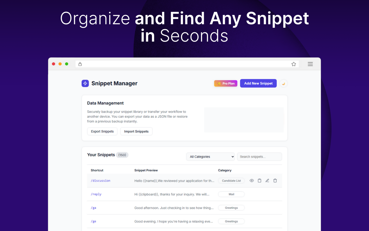 CopyGOAT: Text Templates and Snippets gallery image