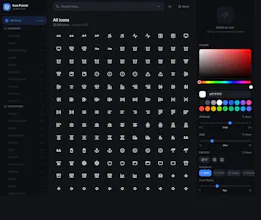 The Icon Funnel — Browse & Export Icons gallery image