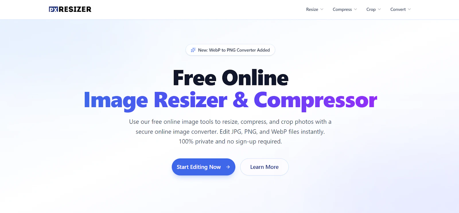 PXResizer screenshot 1