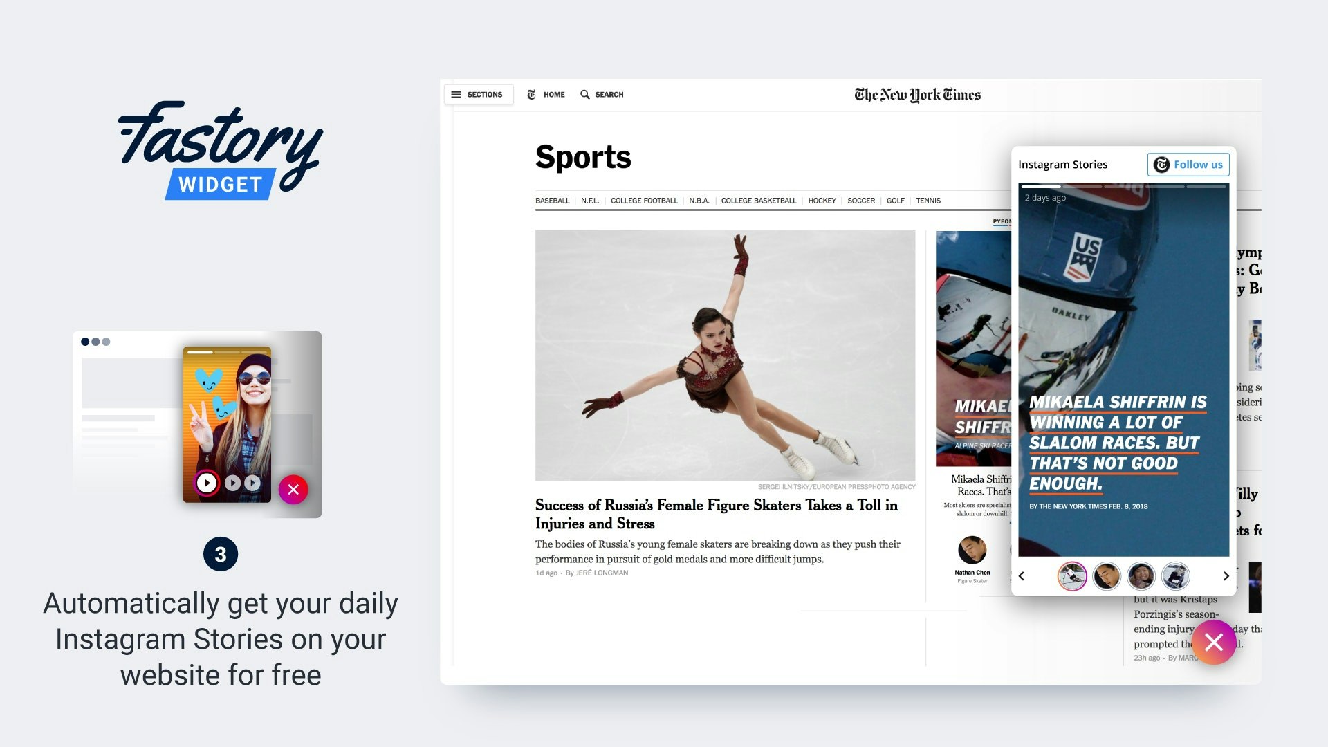 Instagram Stories Widget By Fastory Bring Instagram Stories To Your Website For Free Product Hunt