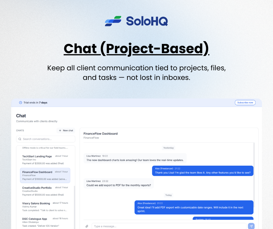 SoloHQ gallery image
