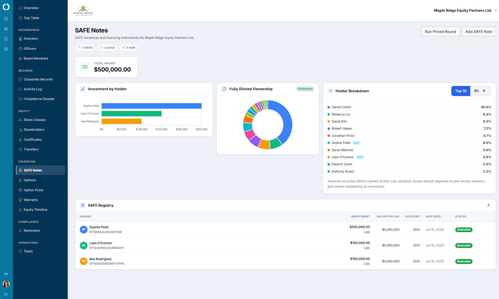 Octelligence screenshot 2