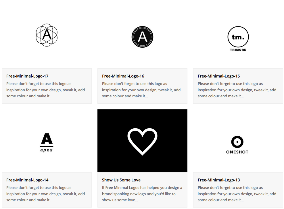 Free Minimal Logos Image