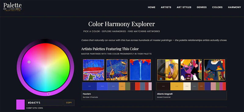 Palette Inspiration screenshot 5