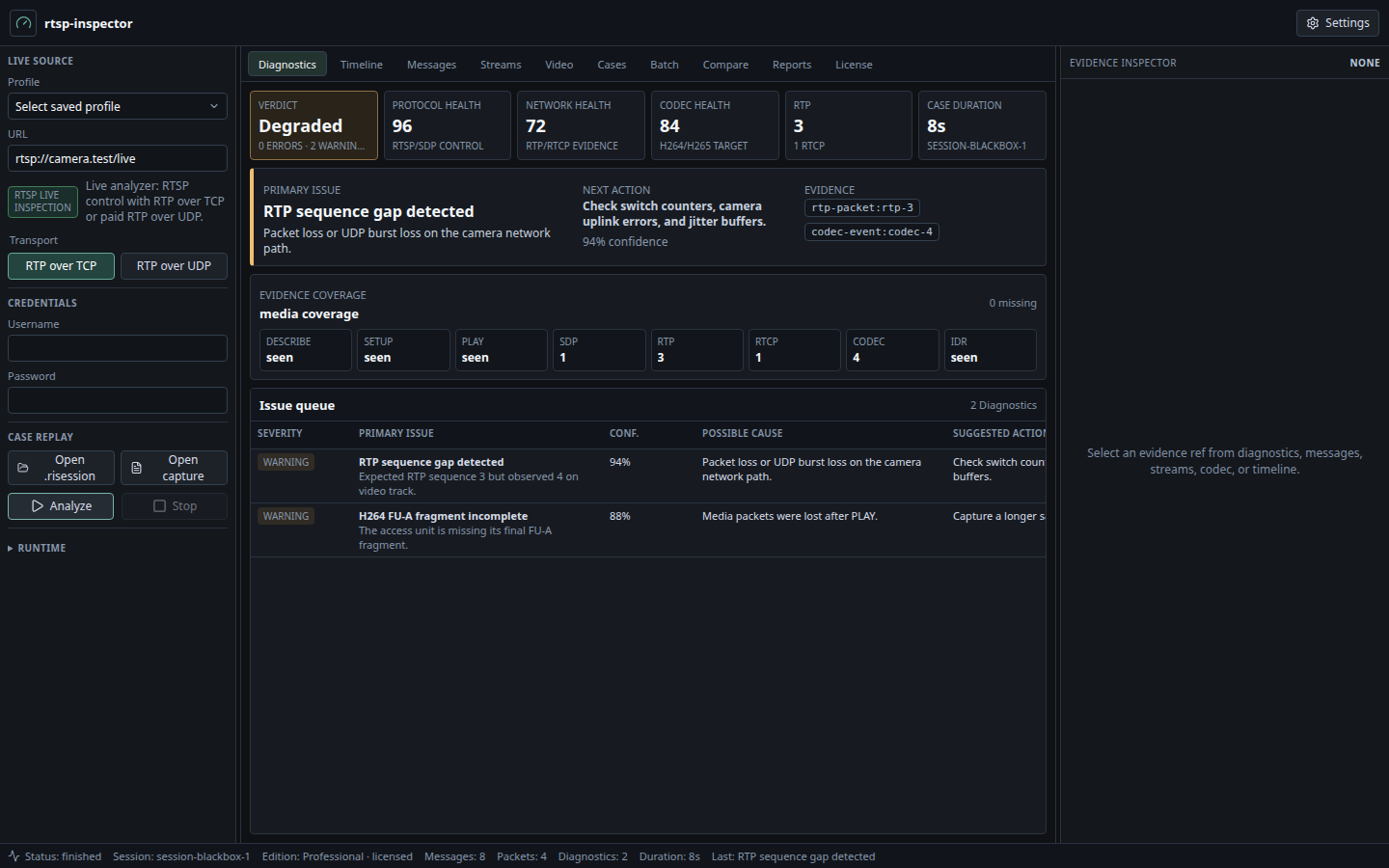 RTSP Inspector gallery image