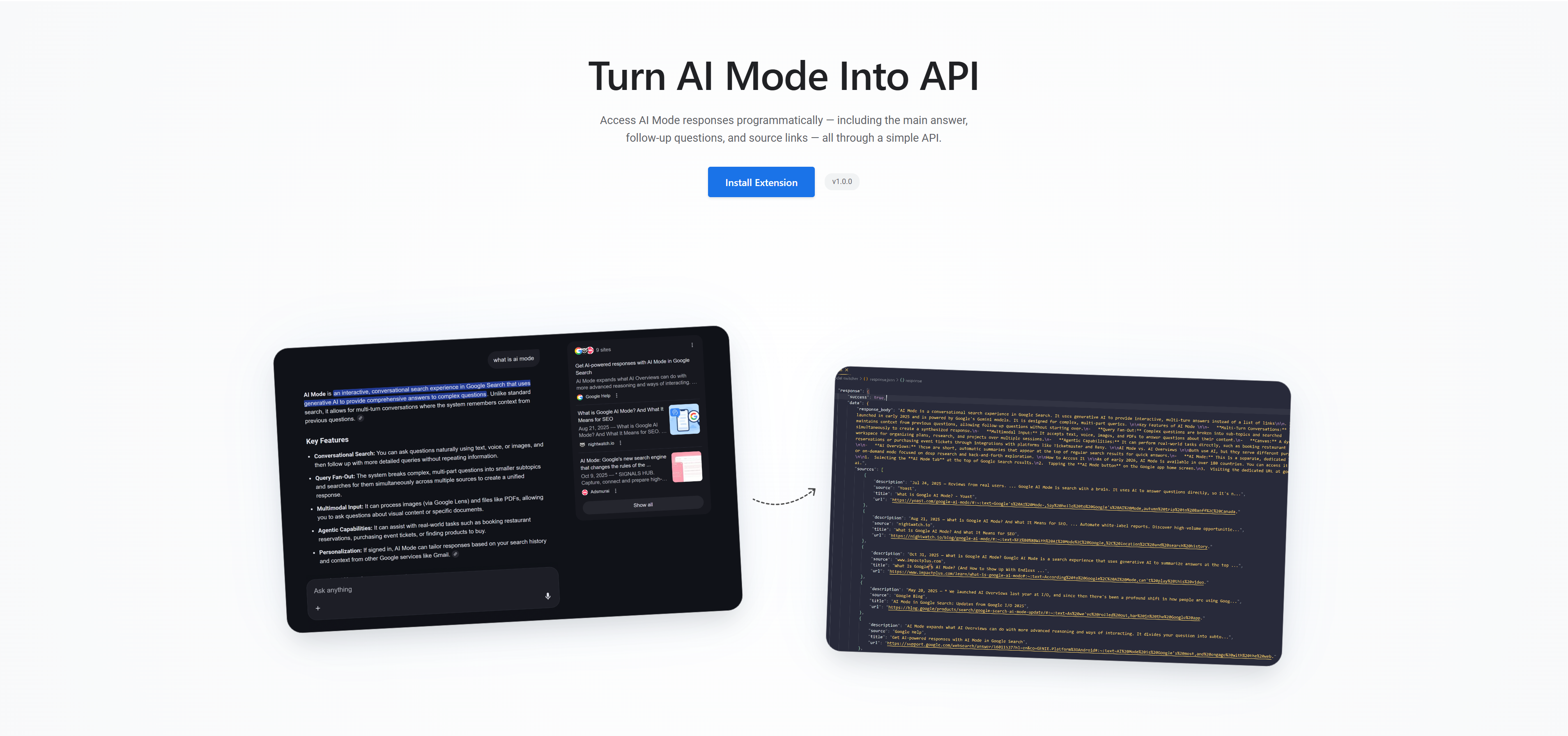 AI Mode API gallery image