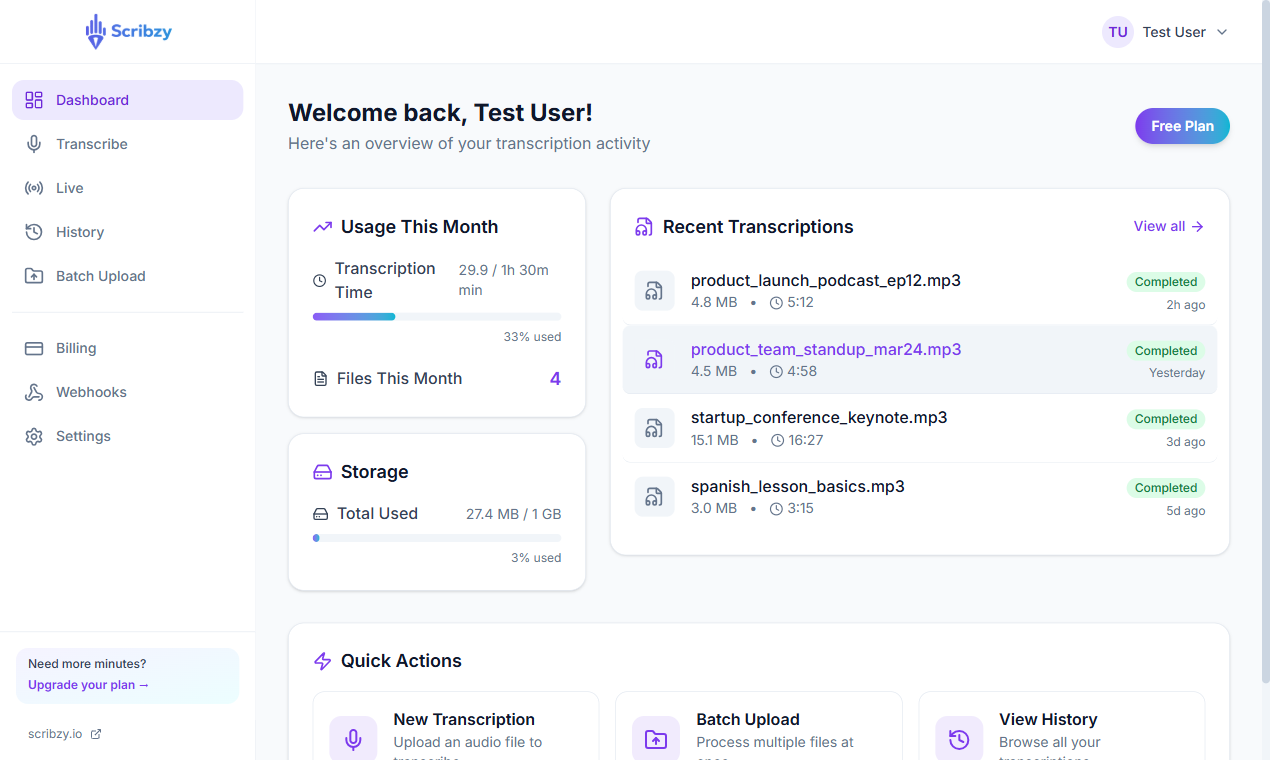 Scribzy - Screenshot 4 showing product features and functionality